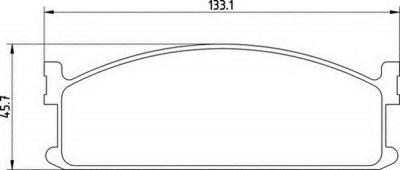 MAGNETI MARELLI 363700200337 -  Комплект тормозных колодок, дисковый тормоз